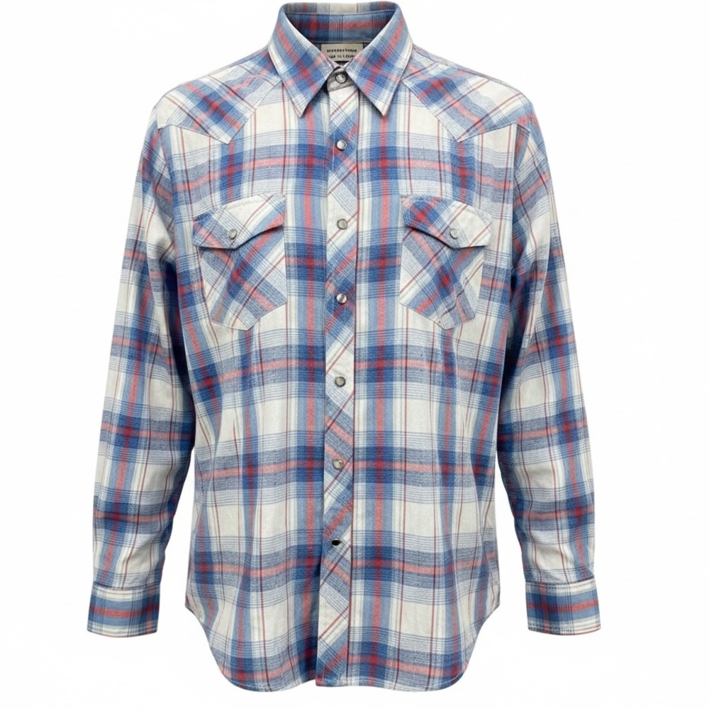 Roper Women’s Plaid Western Cowgirl Snap Front Shirt Size XL